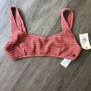 Billabong pink bikini top